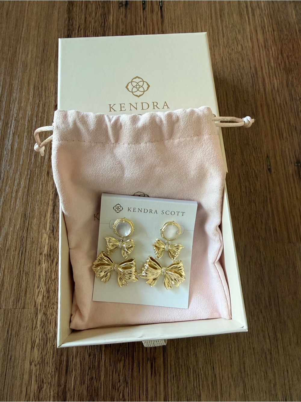 NWT Kendra Scott x LoveShackFancy Ivory Mother-of-Pearl Statement Earrings